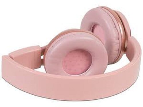 DIADEMA ACTECK ON-EAR CON MICRÓFONO METÁLICOS ROSA (MB-02011)