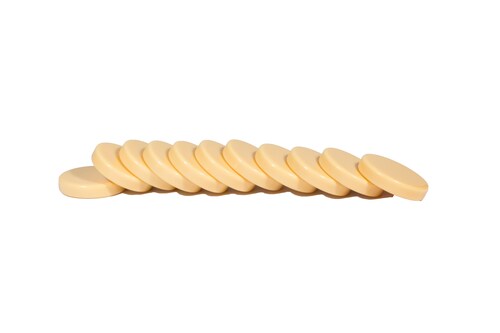 Ficha Grande Backgammon, Paquete 15 Piezas. Color Beige