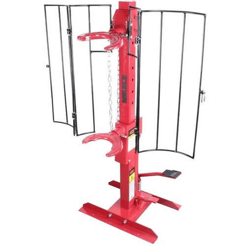 Compresor De Resortes Vertical Fijo Mikels 1 Ton Con Gato
