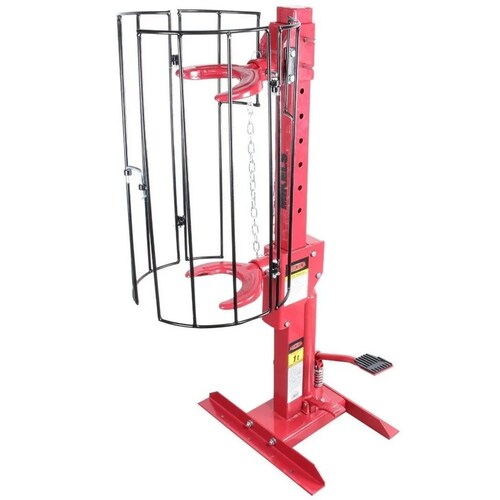 Compresor De Resortes Vertical Fijo Mikels 1 Ton Con Gato