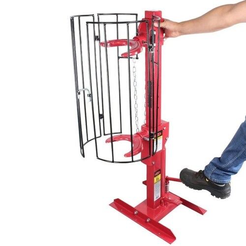 Compresor De Resortes Vertical Fijo Mikels 1 Ton Con Gato