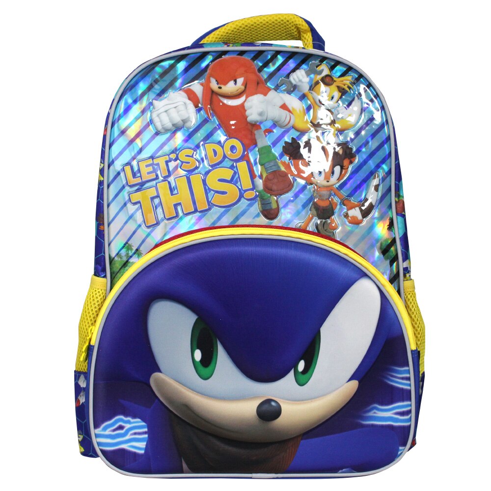 Mochila escolar infantil cheap sonic