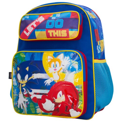 Mochila Escolar Infantil Sonic & Friends