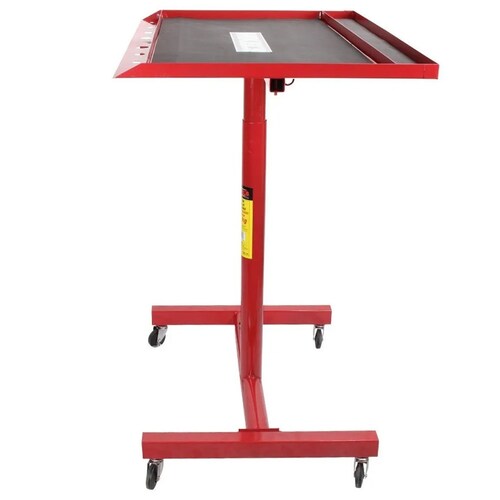 Mesa De Trabajo Con Ruedas Y Charola Mikels Altura Ajustable