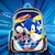 Mochila De Primaria Sonic Con Diseño 3D Go Fast Edition