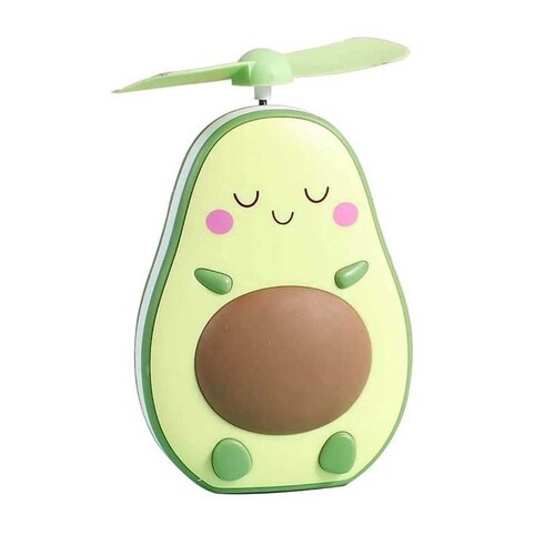 2 Espejos para Maquillaje portátil Espejo con Ventilador luz led Espejo Aguacate 