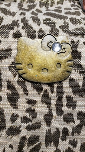 Bolsa de mano Hello Kitty Animal Print con correa