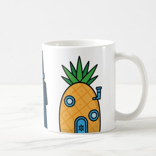 Bob esponja, taza de cerámica 11 oz. (325ml) SpongeBob house