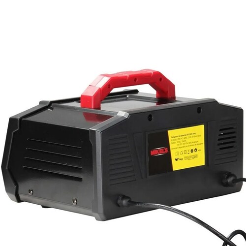 Cargador De Baterias Automatico Con Arrancador Practico
