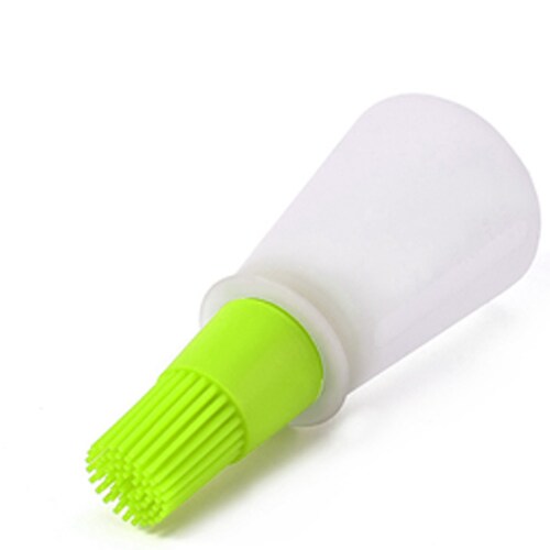 Aleissi Dispensador Silicon Con Brocha Para Aceite Vinagre Verde