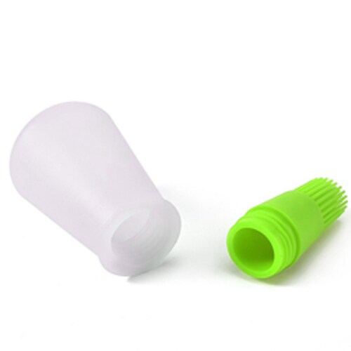 Aleissi Dispensador Silicon Con Brocha Para Aceite Vinagre Verde