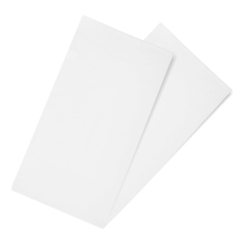 2 Fundas de almohada percal 300 - Estándar - Blanco