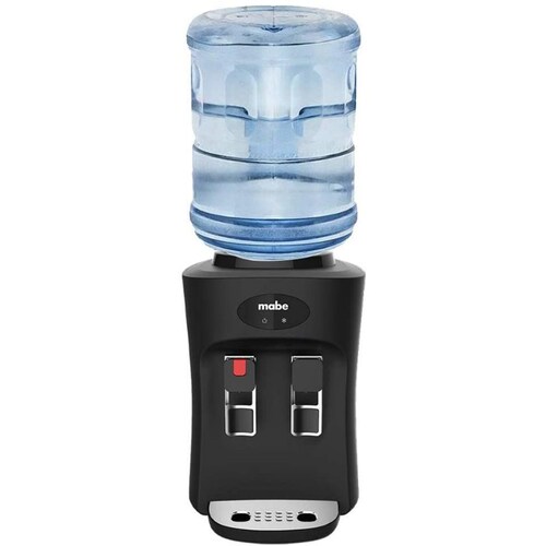 Dispensador de Agua Mabe  2 Llaves Agua Fría/Caliente, color Negro 