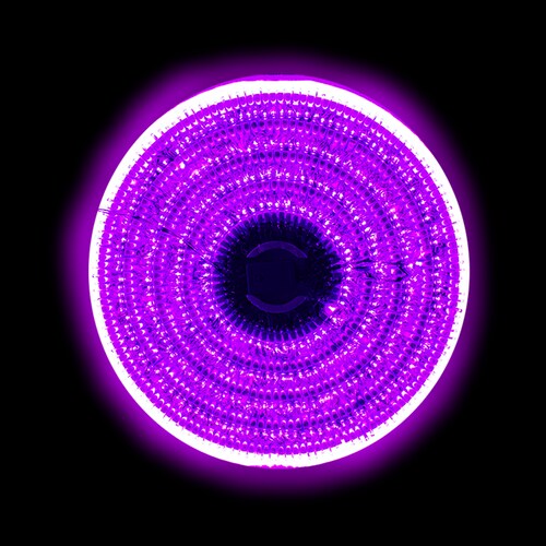Serie Navideña 500 Led Luz Morada 8 Funciones 22 Metros Paquete De 3
