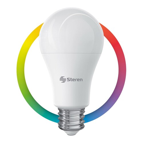 Foco Led Multicolor Wi-Fi Steren SHOME-120 se enciende vía Wi-Fi
