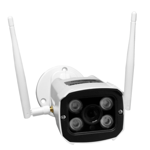 Cámara de Seguridad IP Alámbrica e Inalámbrica Visión Nocturna y Carcasa Metálica contra Intemperie / Master / WE-0010C