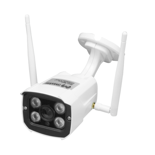 Cámara de Seguridad IP Alámbrica e Inalámbrica Visión Nocturna y Carcasa Metálica contra Intemperie / Master / WE-0010C