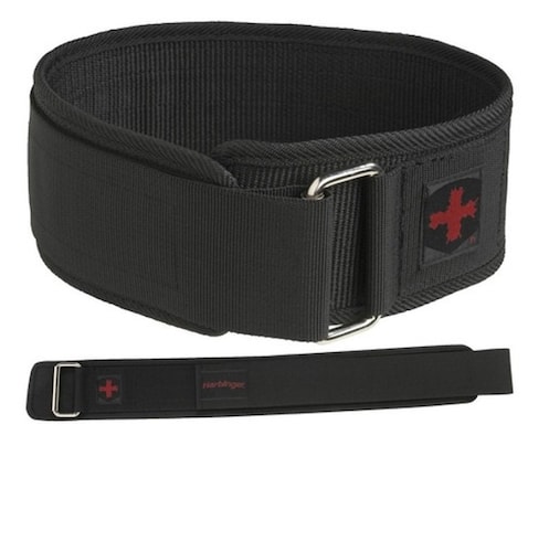 Faja Cinturon 4" Harbinger Pesas Soporte Lumbar Gym Crossfit.