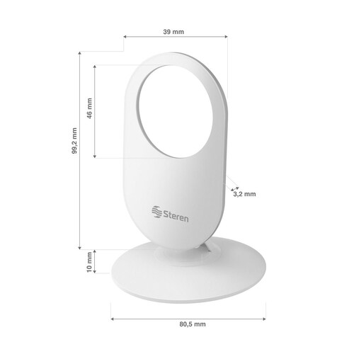 Cámara de Seguridad Wi-Fi Fija de Base Steren CCTV-204 HD