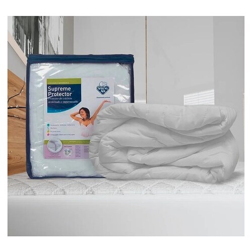 Protector Cubre Colchón Spring Air Impermeable King Size.