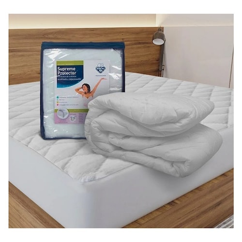 Protector Cubre Colchón Spring Air Impermeable King Size.