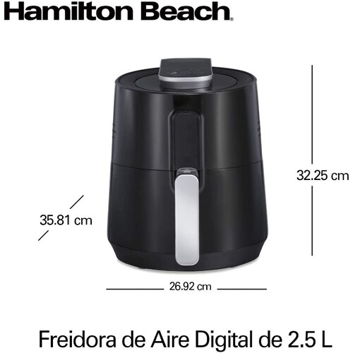 Olla freidora digital sin aceite Hamilton Beach