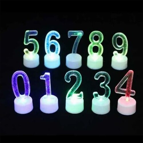 Set de 2 (dos) letras o numeros LED Artículos para tienda