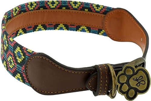 Collar para perro 100% Diseño Artesanal hecho a mano 