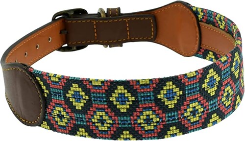 Collar para perro 100% Diseño Artesanal hecho a mano 