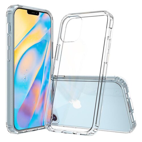 Funda para iPhone 12 Transparente y Resistente a Golpes y caidas Modelos - iPhone 12 Mini 5.4, iPhone 12 6.1, iPhone 12 Pro 6.1, iPhone 12 Pro MAX 6.7