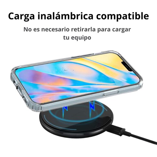 Funda para iPhone 12 Transparente y Resistente a Golpes y caidas Modelos - iPhone 12 Mini 5.4, iPhone 12 6.1, iPhone 12 Pro 6.1, iPhone 12 Pro MAX 6.7