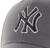 Gorra 47 Brand Unisex Mvp New York Yankees Gris Oxford B-MVP17WBV-CCB