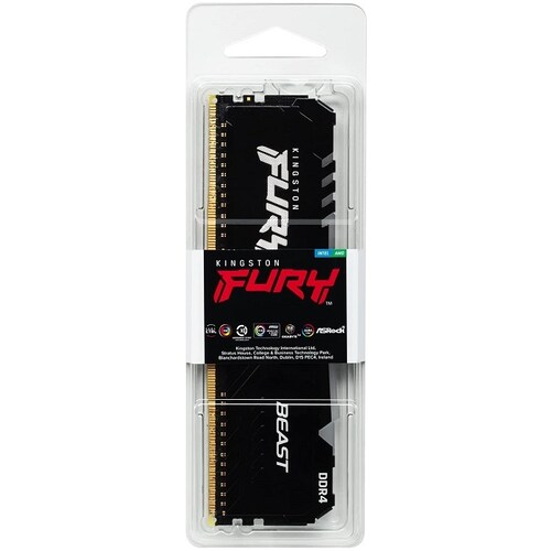 Memoria Ram DDR4 Kingston Fury Beast RGB 2666MHz 8GB PC4-21300 KF426C16BBA/8