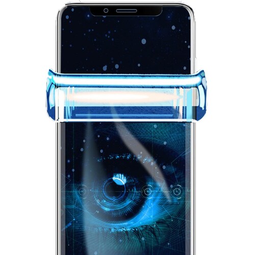 Jeco 99F Kit de Mica Hidrogel AZUL Frontal+Trasera VIVO NEX ULTIMATE ED