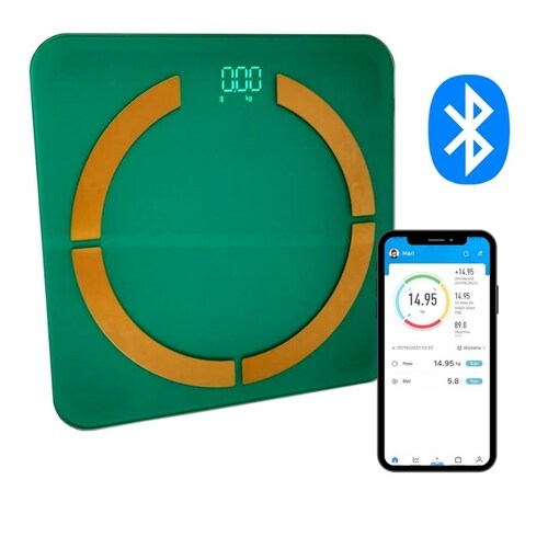 Bascula Bluetooth Inteligente Hogar indice de masa corporal Imc Vida Digna