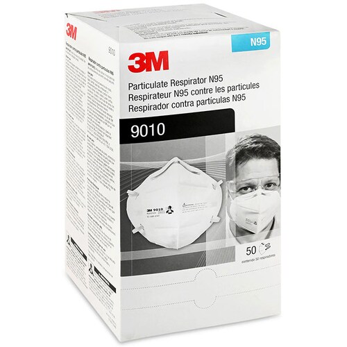 Mascarilla Respirador N95 3M Mod 9010 Caja C/50 Piezas - Médica Depot
