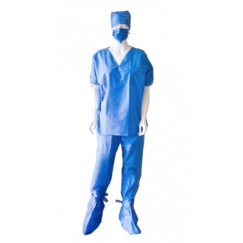 Set Uniforme Quirúrgico Desechable CDB Paq Con 10