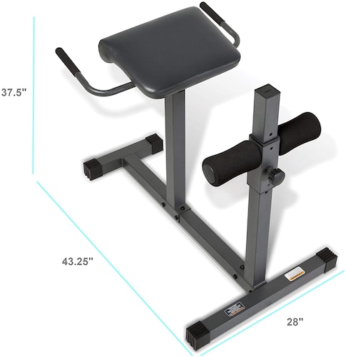 silla banco romana de hiperextension marcy