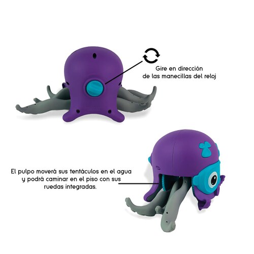 Pulpo Juguete Flotante para Bañera 