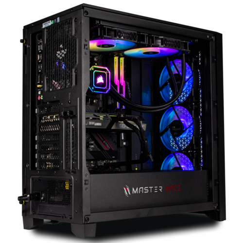 Pc Gamer Master Race PC AMD Ryzen 5 5600X GeForce ASUS TUF RTX 3060 TI 16GB 250GB M.2 1 TB