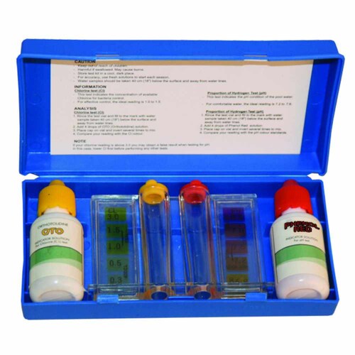 KIT ANALIZADOR DE CLORO Y PH EN EL AGUA DE LA PISCINA