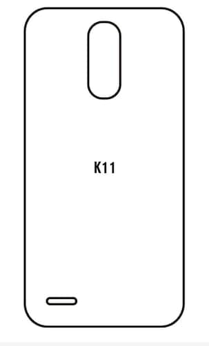Jeco 99F Kit de Mica Hidrogel AZUL Frontal+Trasera LG K11