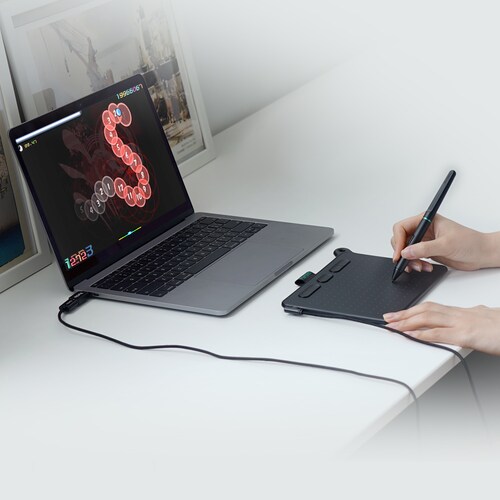 Tableta Digitalizadora Parblo Ninos S Dibujo 6 x 4 pulgadas Negra