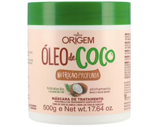 Mascarilla Capilar Coco 500 G Nutrición Profunda Brasileña