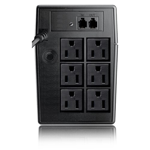 No Break marca Smartbitt modelo SBNB1000 6 Contactos Puerto Usb 1000v/500w
