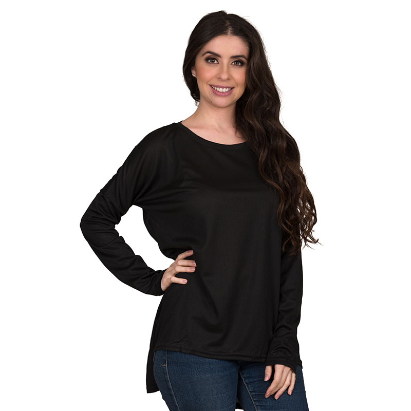 Blusa manga larga deportiva mujer hot sale