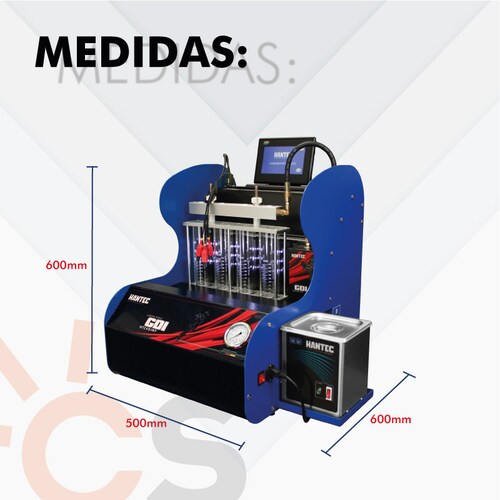 LABORATORIO DE LIMPIEZA DE INYECTORES AUTOMATICO HANTEC 4 INYECTORES GDI