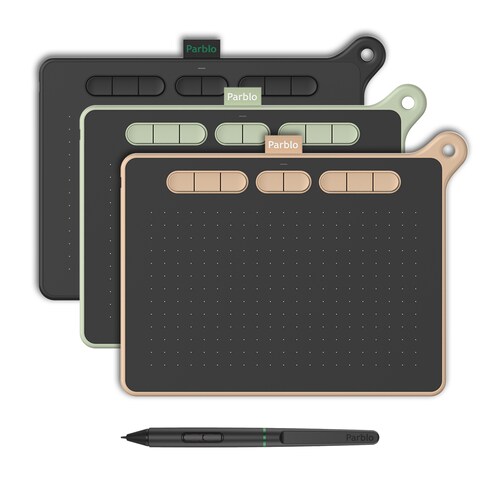 Tableta Digitalizadora Parblo Ninos M Dibujo 9x5 Pulgadas Rosa