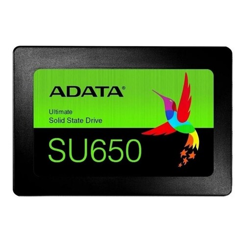 Disco sólido SSD interno Adata Ultimate SU650 ASU650SS-120GT-R 120GB negro