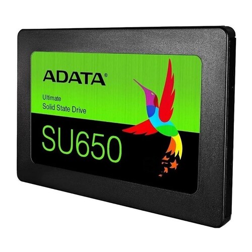 Disco sólido SSD interno Adata Ultimate SU650 ASU650SS-120GT-R 120GB negro